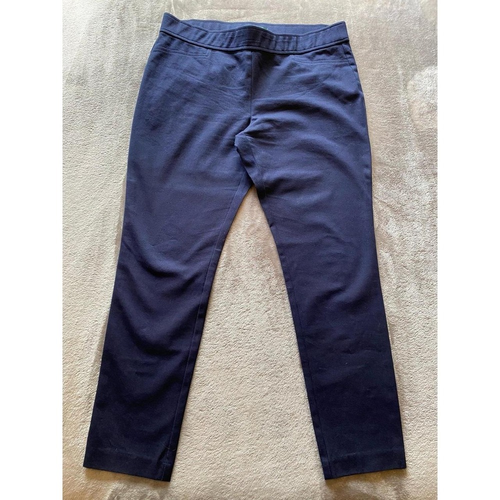 Ralph Lauren LRL Pants 14 Navy Cotton Elastane Blend Stretch s15